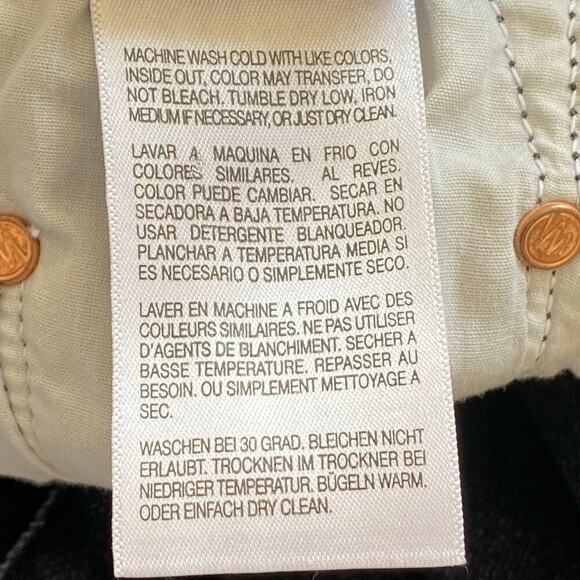 MOTHER The Pixie Swooner Ankle Fray High Rise Jeans in Thunder Road, Size 31 - Picture 13 of 16